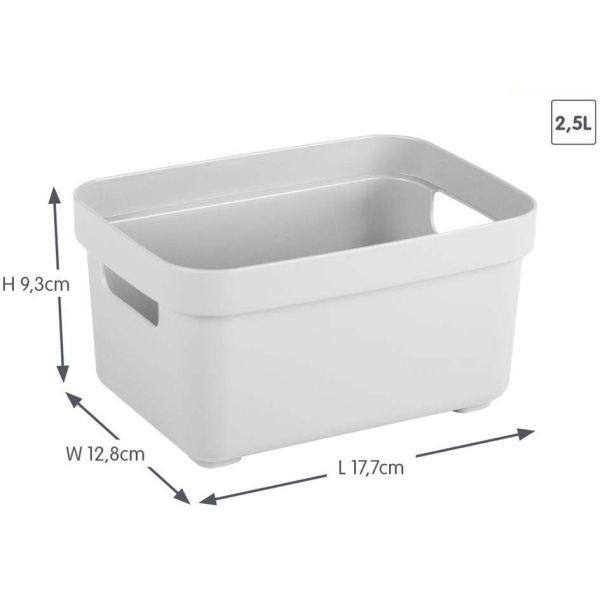 Boite de rangement Sigma home Box 2.5 L - SUA-0271