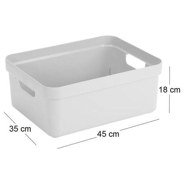 Boite de rangement Sigma home Box 24L - 10,90