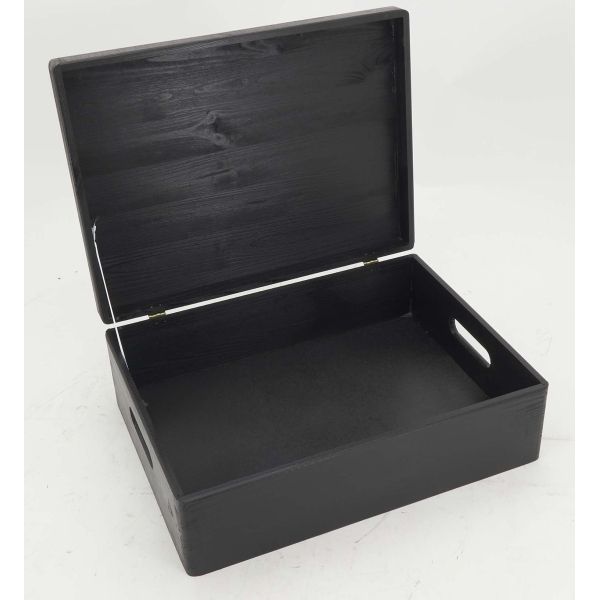 Boite de rangement avec couvercle en pinJet black - 5