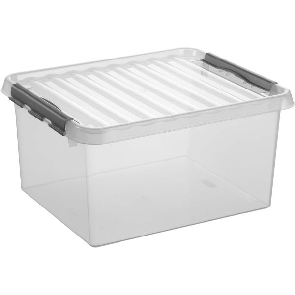 Boîte de rangement en plastique Q-line