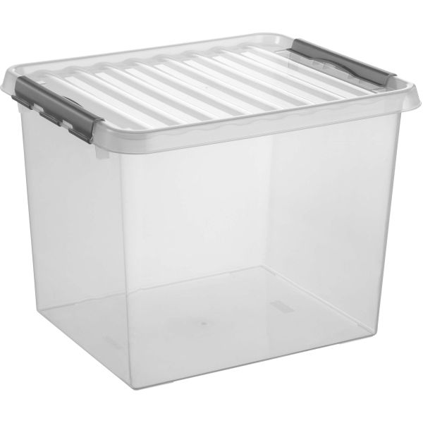 Boîte de rangement en plastique Q-line