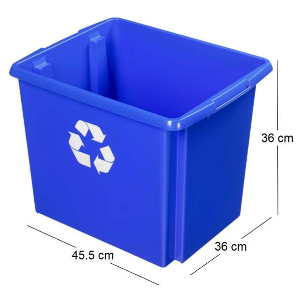 Boite de recyclage Nesta Box  45 Litres - SUNWARE