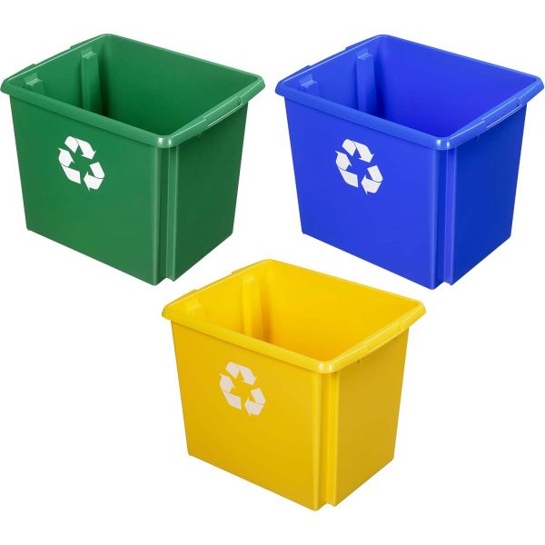 Boite de recyclage Nesta Box 45 litres (Lot de 3)