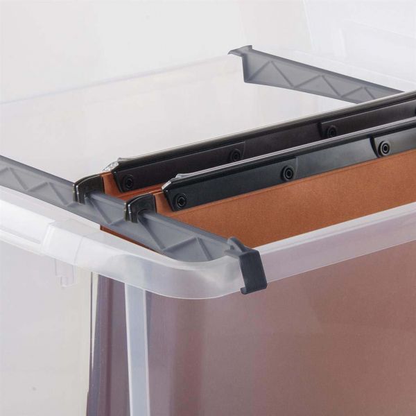 Boite transparente pour dossiers suspendus 37 Litres Nesta - 18,90