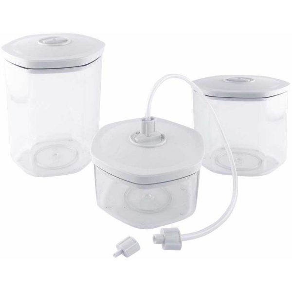 Boîtes sous vide en plastique (Lot de 3)