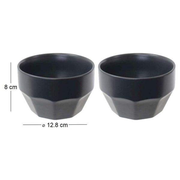 Bol en céramique Facette (Lot de 2) - TOTALLY ADDICT