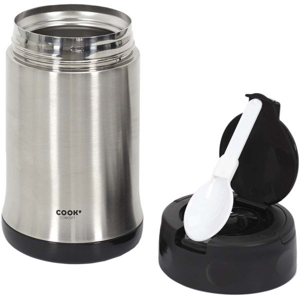 Bol à soupe isotherme en inox avec couvert 50 CL - COOK CONCEPT
