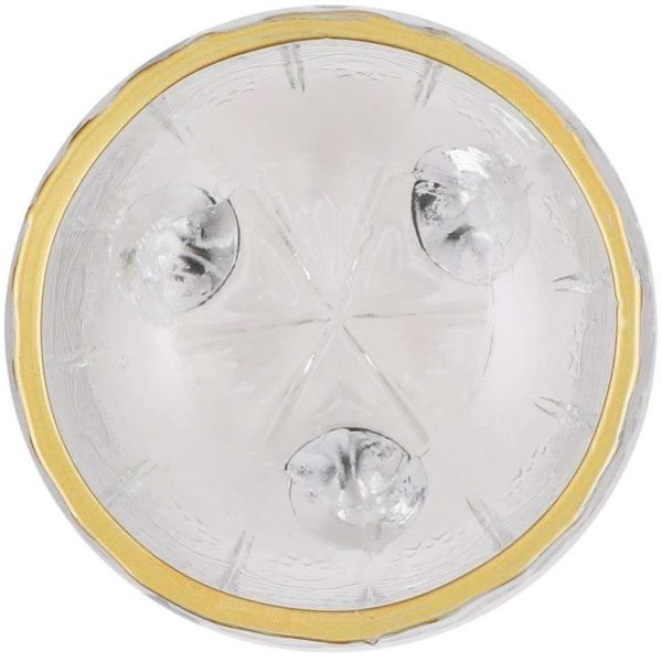 Bol en verre avec liseré doré (Lot de 6) - 13,99