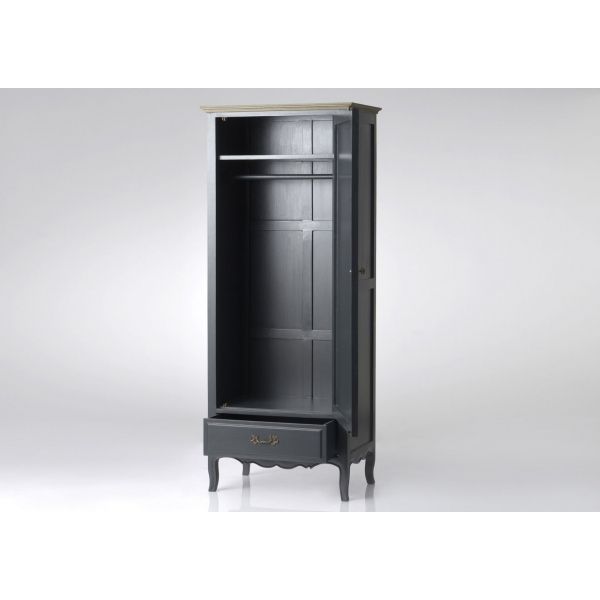 Bonnetière Murano Celeste en MDF et placage chêne - 5
