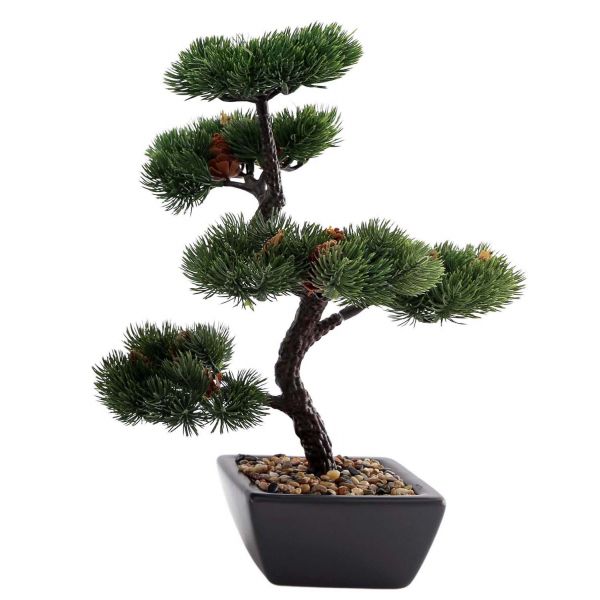 Bonsaï artificiel en pot 37 cm modèle aléatoire - 29,90