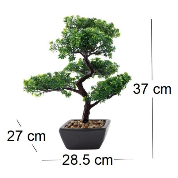 Bonsaï artificiel en pot 37 cm modèle aléatoire - 8