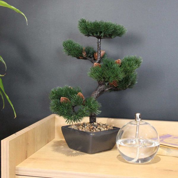 Bonsaï artificiel en pot 37 cm modèle aléatoire - 5