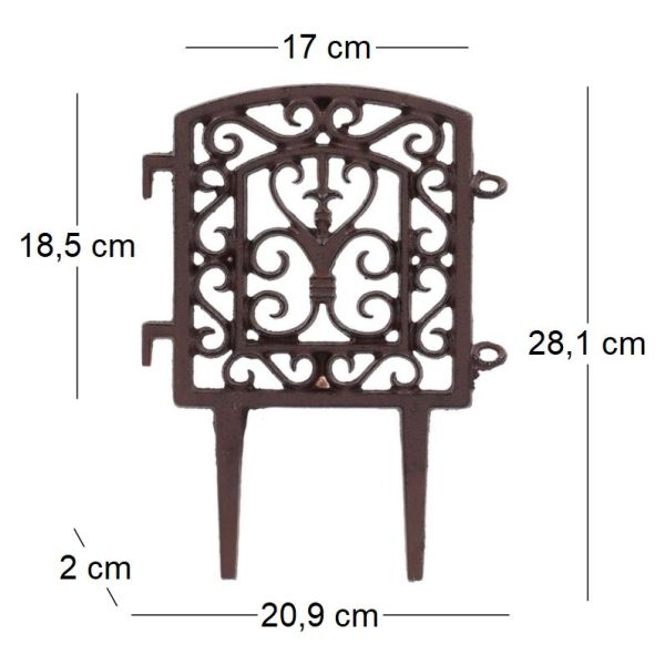 Bordure à assembler en fonte Tradition - ESS-1017