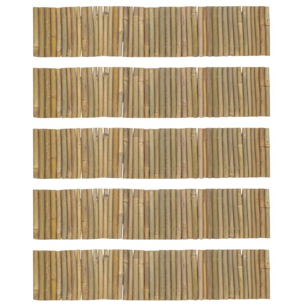 Bordure en bambou naturel