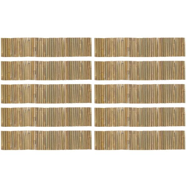 Bordure en bambou naturel