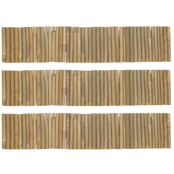 Bordure en bambou naturel