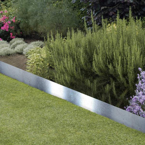 Bordure de jardin basse en acier galvanisé - ESSCHERTS GARDEN