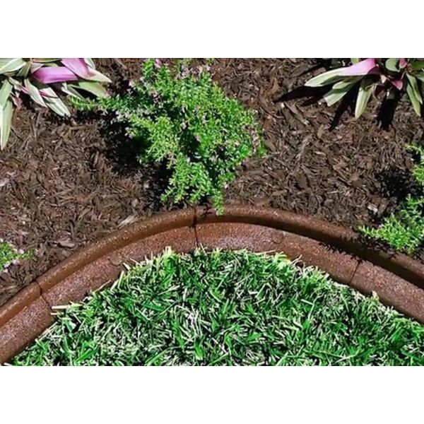 Bordure de jardin en caoutchouc recyclé - TECHNOFLEX