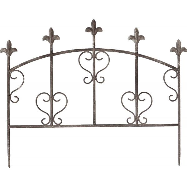 La Grande Prairie Bloque Porte Fleur de Lys en Fonte