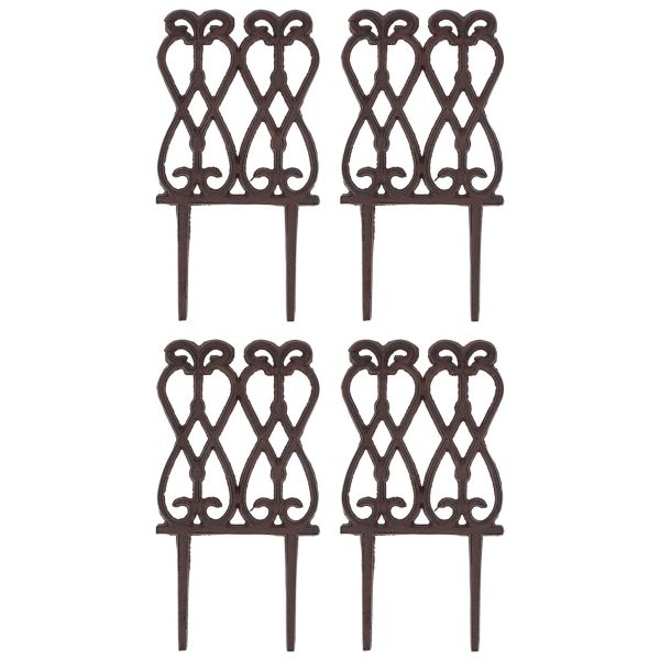 Bordure de jardin en fonte Lys français