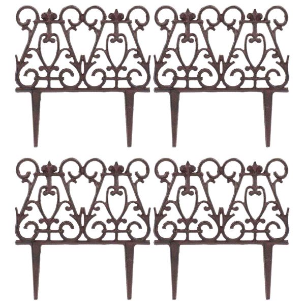 Bordure de jardin en fonte victorienne