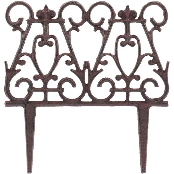 Bordure de jardin en fonte victorienne