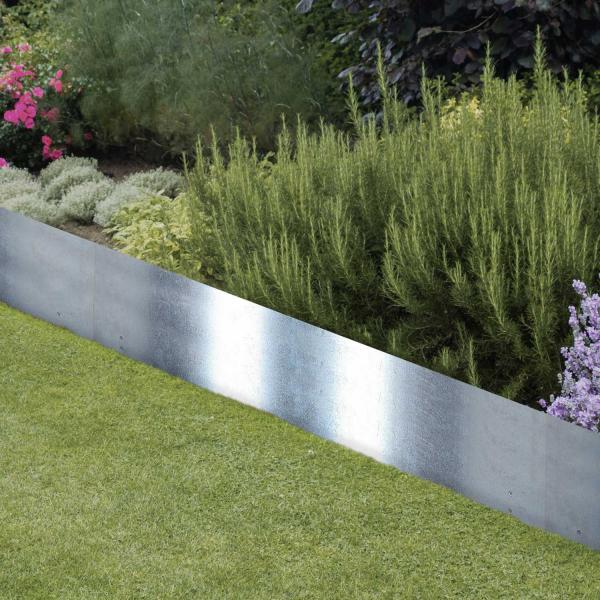 Bordure de jardin haute en acier galvanisé - ESSCHERTS GARDEN