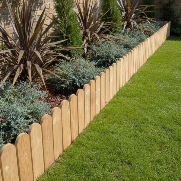 Bordure de jardin en mélèze huilé 30 x 120 cm - ROBIN HOOD