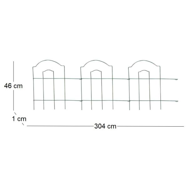 Bordure de jardin en métal Lawn 3m - IMP-0100