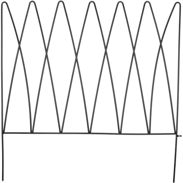 Bordure de jardin en métal  58 x 0.6 x 57 cm Vagues