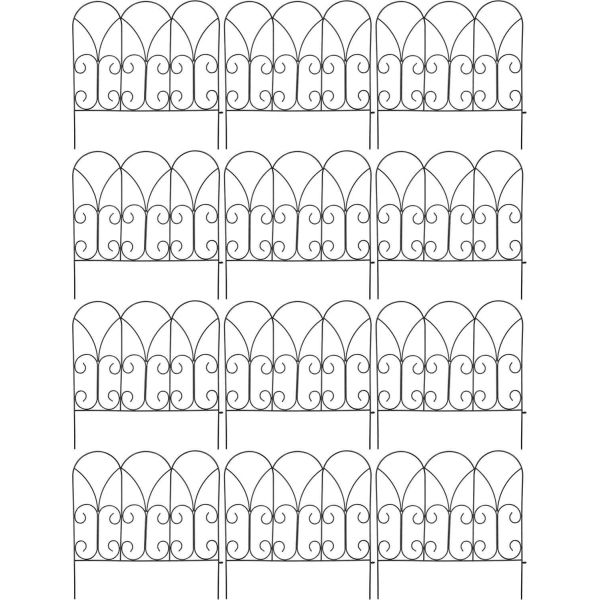 Bordure de jardin métal volutes