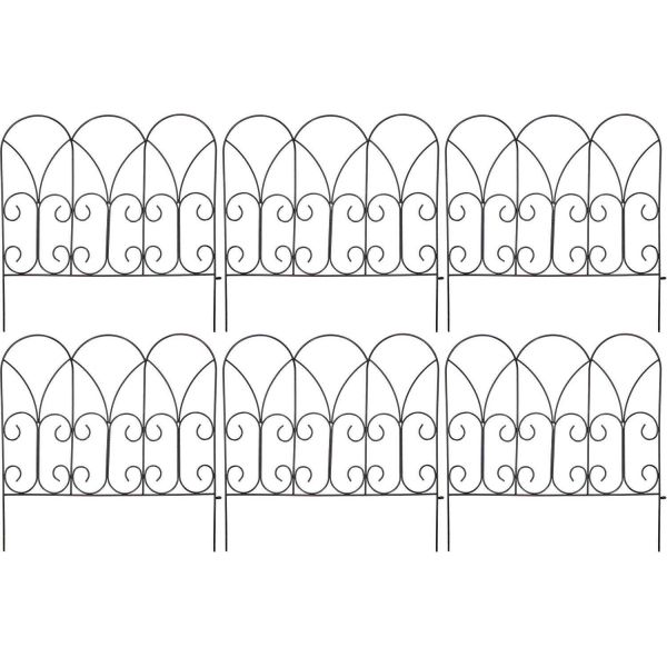 Bordure de jardin métal volutes