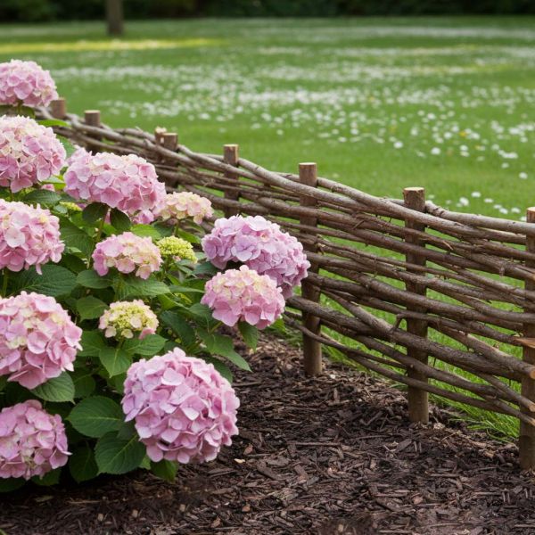 Bordure en noisetier 100cm (Lot de 5) - 7