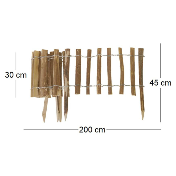 Bordure en noisetier - AUB-5051