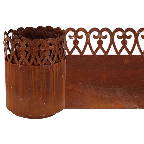 Bordure de pelouse en acier 480 x 20 cm