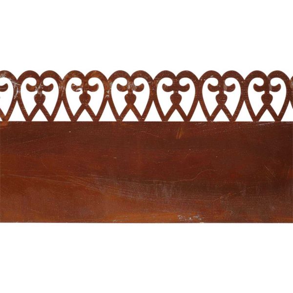Bordure de pelouse en acier 480 x 20 cm
