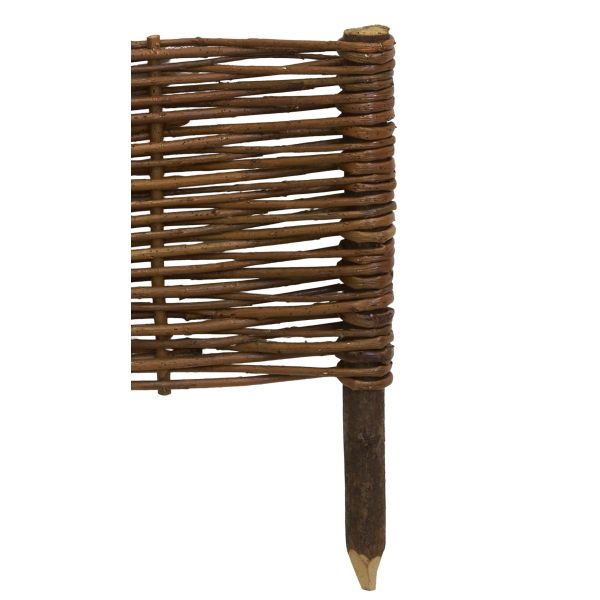 Bordures en osier tressé naturel (Lot de 4) - 54,90