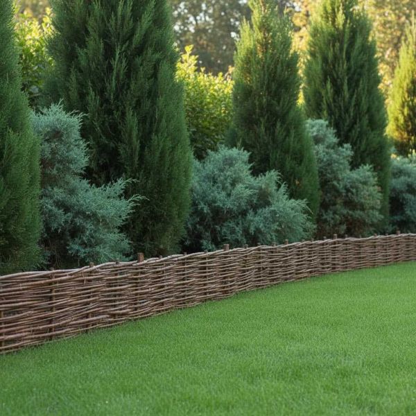 Bordures en osier tressé naturel (Lot de 4) - AUBRY GASPARD