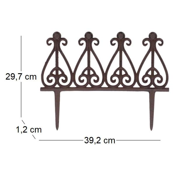 Bordurette en fonte à planter Charme - ESS-1536