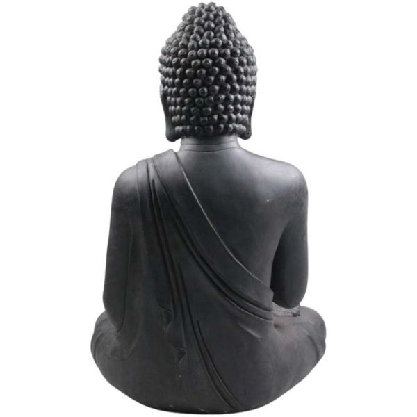 Bouddha pour extérieur en fibres Justice XL - IMH-0337