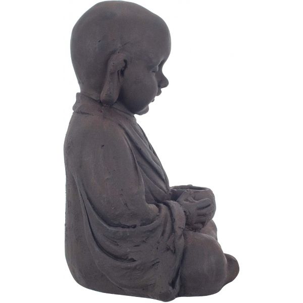 Bouddha en magnésie avec bougeoire intégré - 56,90