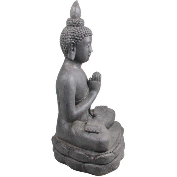 Bouddha prière en résine 53 x 35,5 x 71 cm - Stonelite
