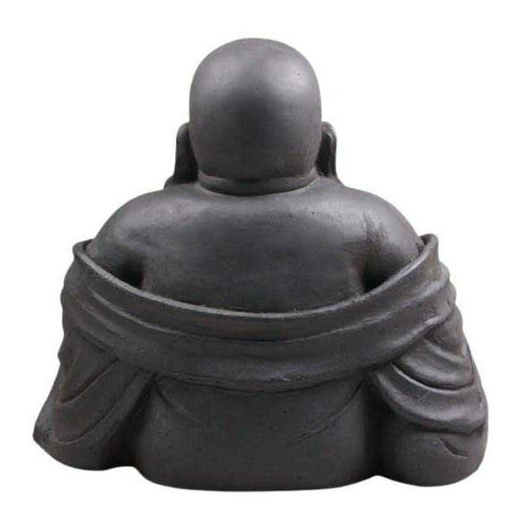 Bouddha rieur en polyrésine 46 x 42 x 42 cm - IMH-0481