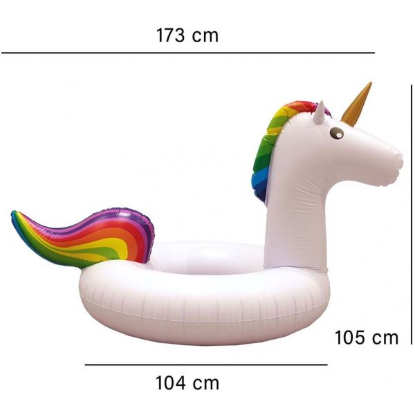 Bouée gonflable licorne 104 cm - CMP-2271