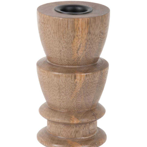Bougeoir en  bois de manguier Formado Medium - PRE-2079