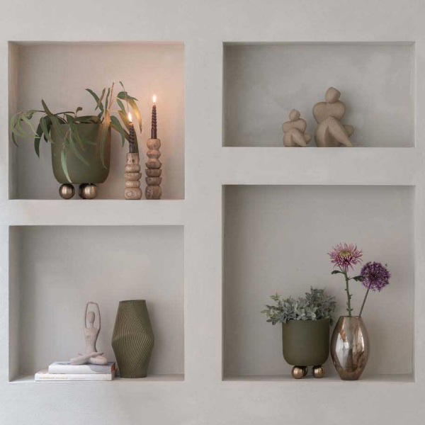 Bougeoir en  bois de manguier Formado Small - 5