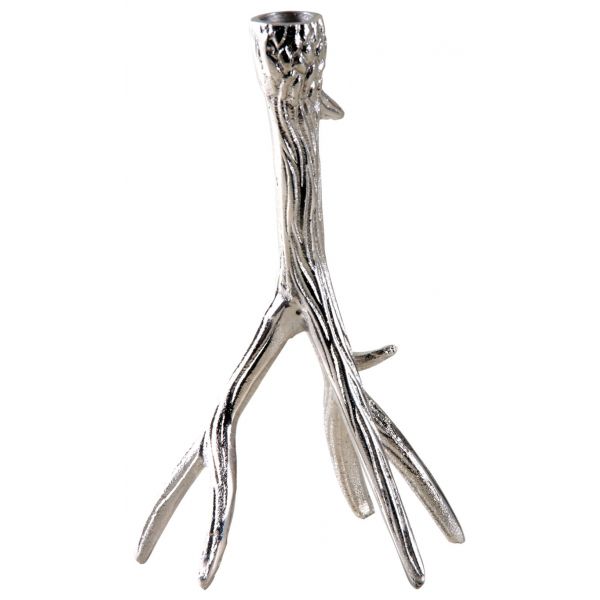 Bougeoir cerf en aluminium