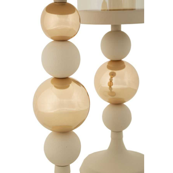 Bougeoir en métal Glazed (Lot de 2) - 6