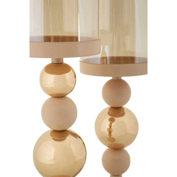 Bougeoir en métal Glazed (Lot de 2) - 5