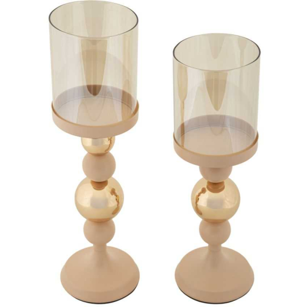 Bougeoir en métal Glazed (Lot de 2) - 42,90